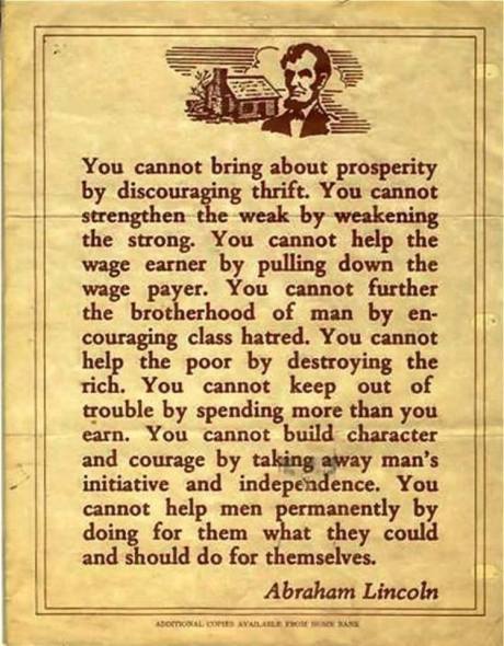 Words of Wisdom by Abraham Lincoln